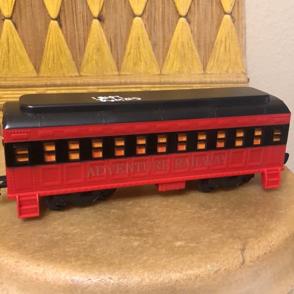Art Custom Hand Painted Toy Train Graffiti Art Aerosol Acrylic Says